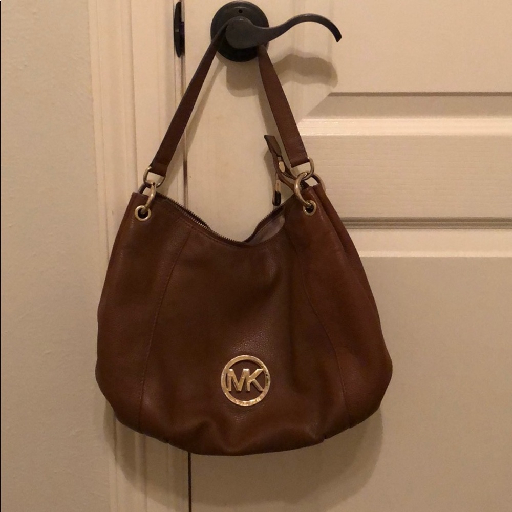 Brown Leather Michael Kors Bag